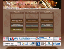 Tablet Screenshot of jazzforsale.sk